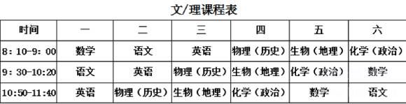 衡水智衡高三网络直播课文理课程表