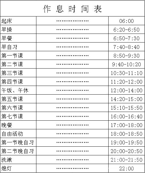 石家庄白求恩医学院一天上几节课?